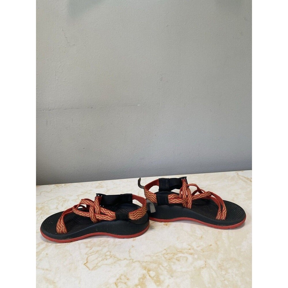 Chaco Kids Red Orange Strappy Sandals Boy's Size 1